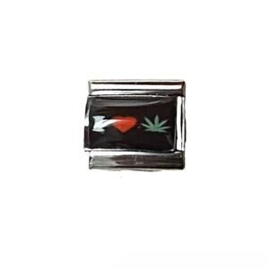 I heart cannabis charm